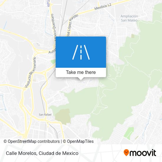 Calle Morelos map