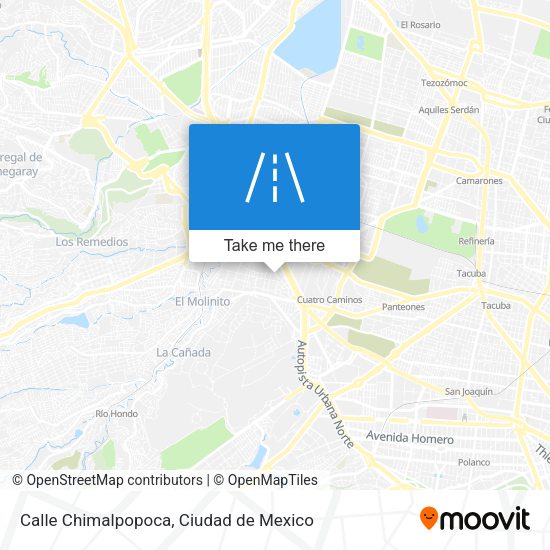 Calle Chimalpopoca map