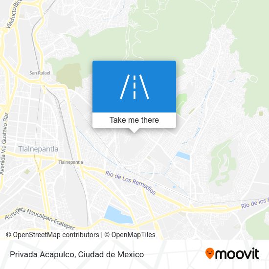 Privada Acapulco map