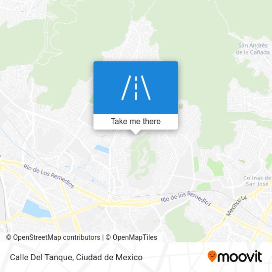 Mapa de Calle Del Tanque