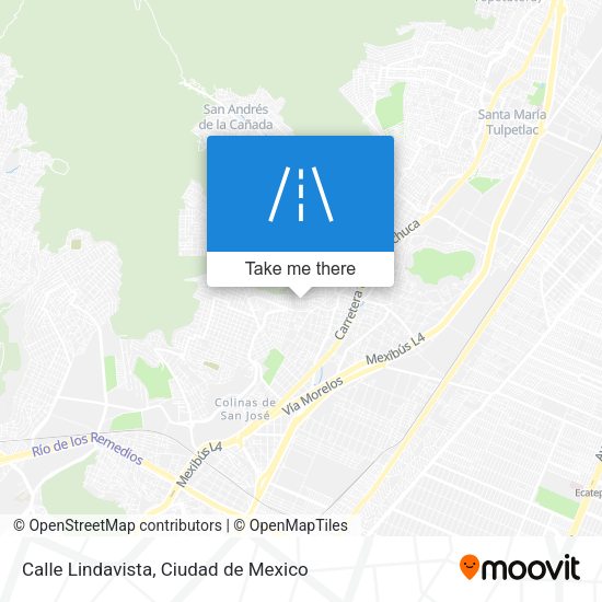 Calle Lindavista map