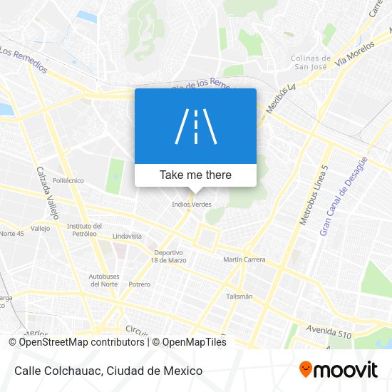 Mapa de Calle Colchauac