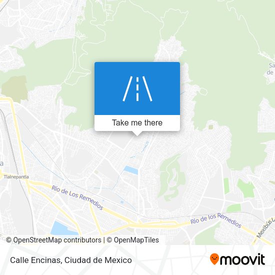 Calle Encinas map