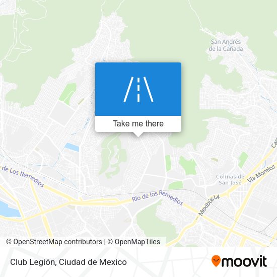 Club Legión map