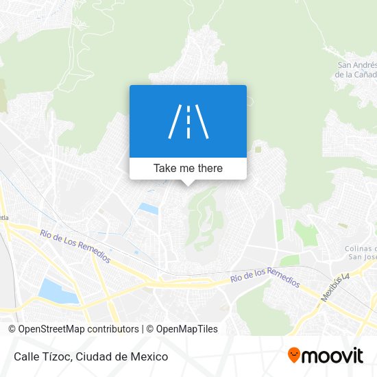 Mapa de Calle Tízoc