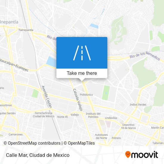 Mapa de Calle Mar