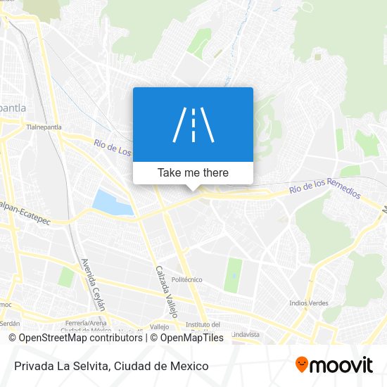 Privada La Selvita map