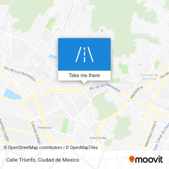 Calle Triunfo map