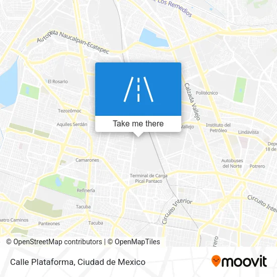 Calle Plataforma map
