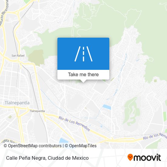 Mapa de Calle Peña Negra