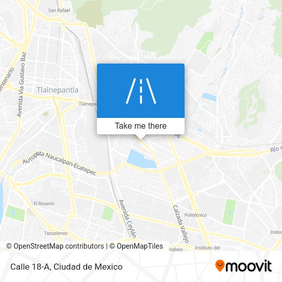 Mapa de Calle 18-A