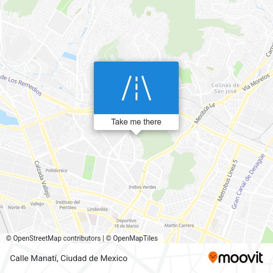 Mapa de Calle Manatí