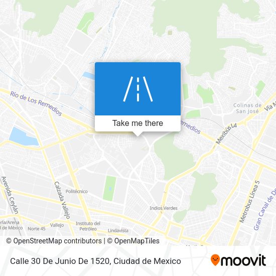 Calle 30 De Junio De 1520 map