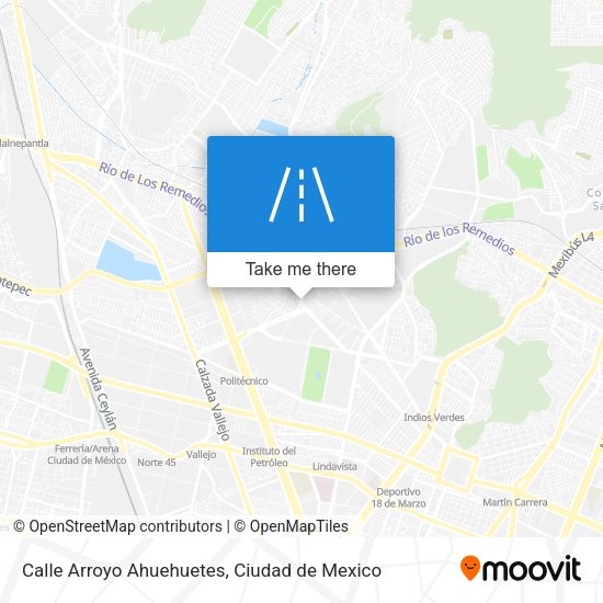 Calle Arroyo Ahuehuetes map