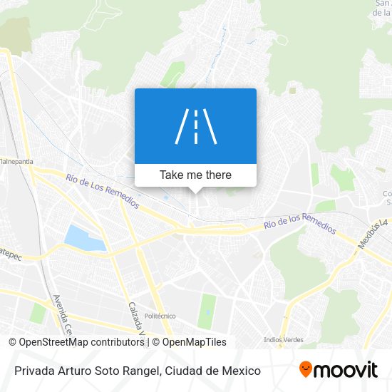 Mapa de Privada Arturo Soto Rangel