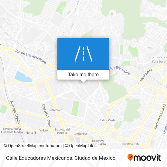 Calle Educadores Mexicanos map