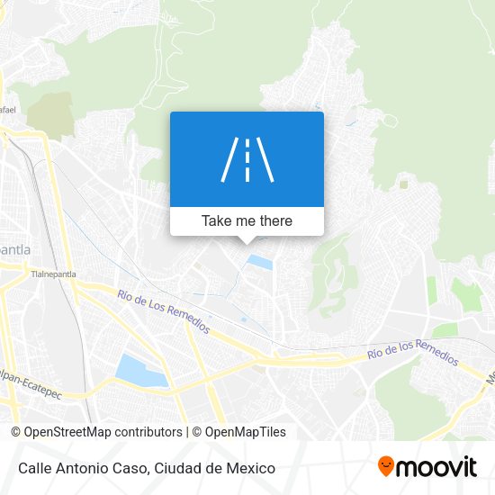 Mapa de Calle Antonio Caso
