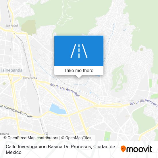 Mapa de Calle Investigación Básica De Procesos