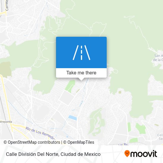 Mapa de Calle División Del Norte