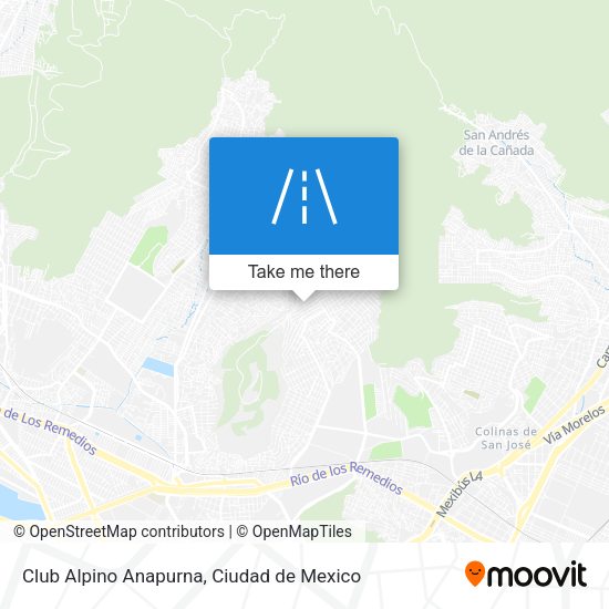 Mapa de Club Alpino Anapurna