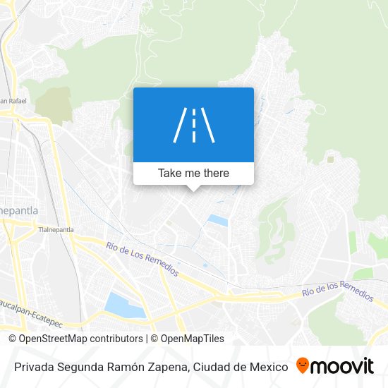 Privada Segunda Ramón Zapena map