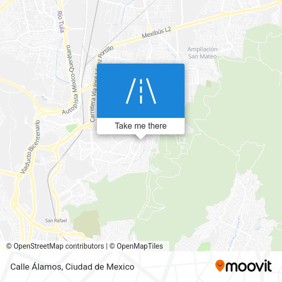 Calle Álamos map