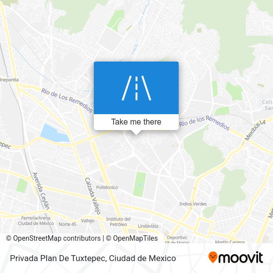 Privada Plan De Tuxtepec map
