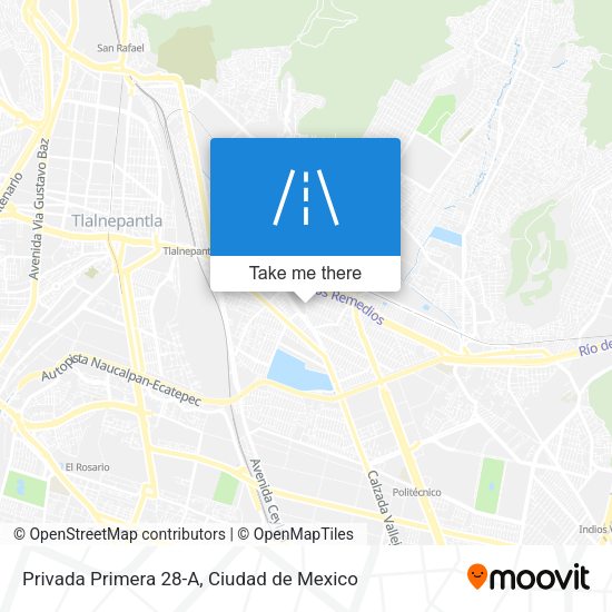 Mapa de Privada Primera 28-A