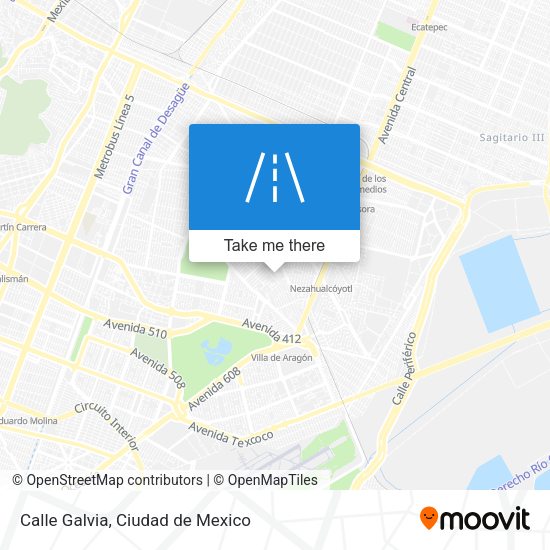 Mapa de Calle Galvia