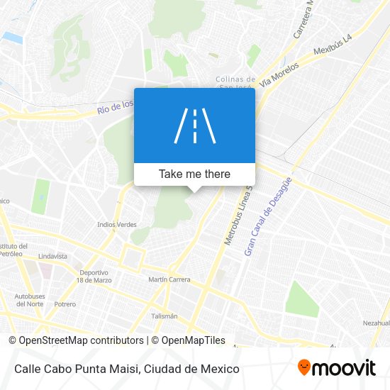Calle Cabo Punta Maisi map