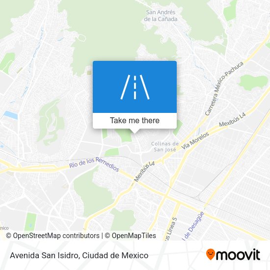 Mapa de Avenida San Isidro