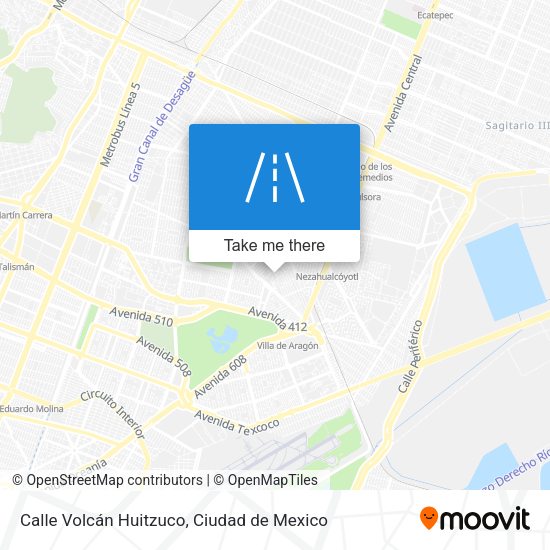 Calle Volcán Huitzuco map