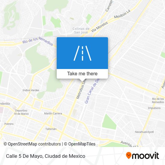 Mapa de Calle 5 De Mayo