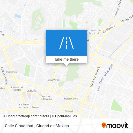 Mapa de Calle Cihuacóatl