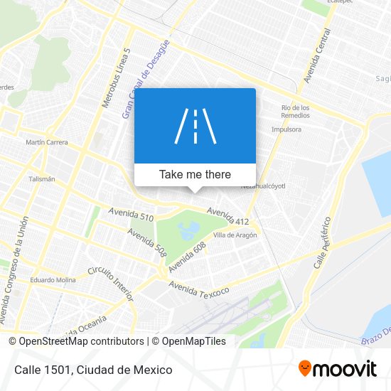 Mapa de Calle 1501