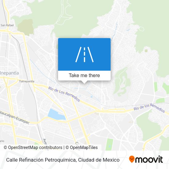Mapa de Calle Refinación Petroquímica