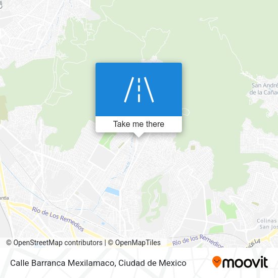 Calle Barranca Mexilamaco map