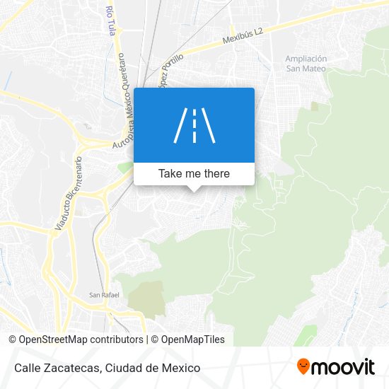 Calle Zacatecas map