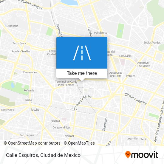 Calle Esquiros map