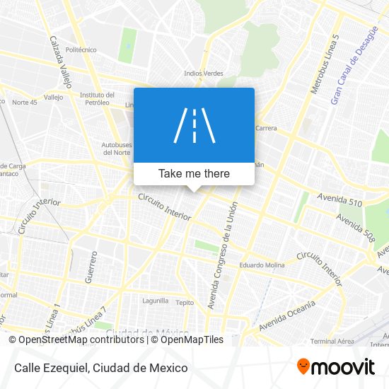 Calle Ezequiel map