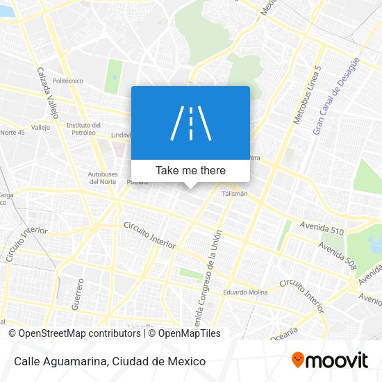 Calle Aguamarina map