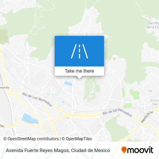 Mapa de Avenida Fuerte Reyes Magos