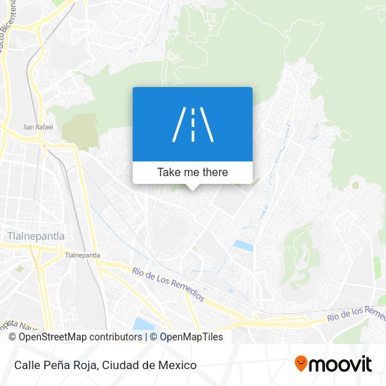 Calle Peña Roja map