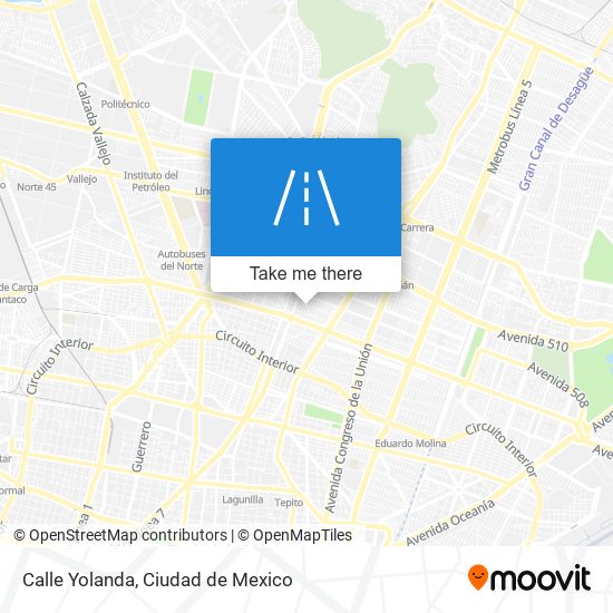 Calle Yolanda map