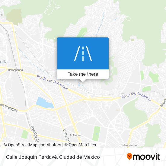 Mapa de Calle Joaquín Pardavé