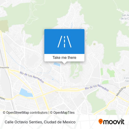 Mapa de Calle Octavio Senties