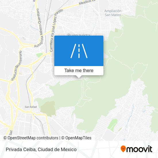 Mapa de Privada Ceiba