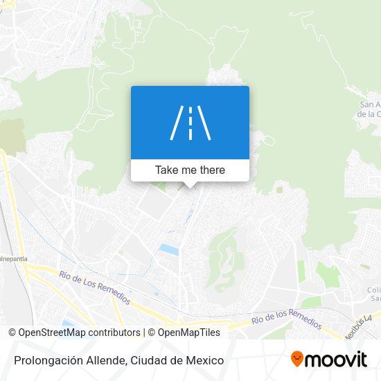 Mapa de Prolongación Allende