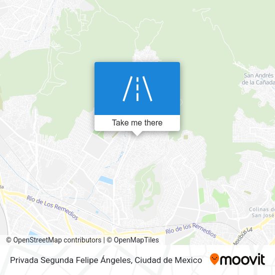 Privada Segunda Felipe Ángeles map