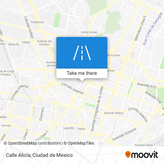 Calle Alicia map